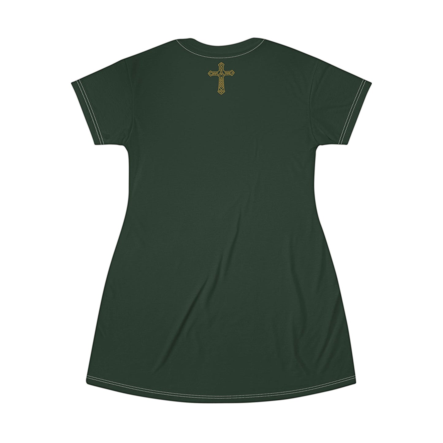 "Clan na Gael - Irish American", T-Shirt Dress (Fenian Green)