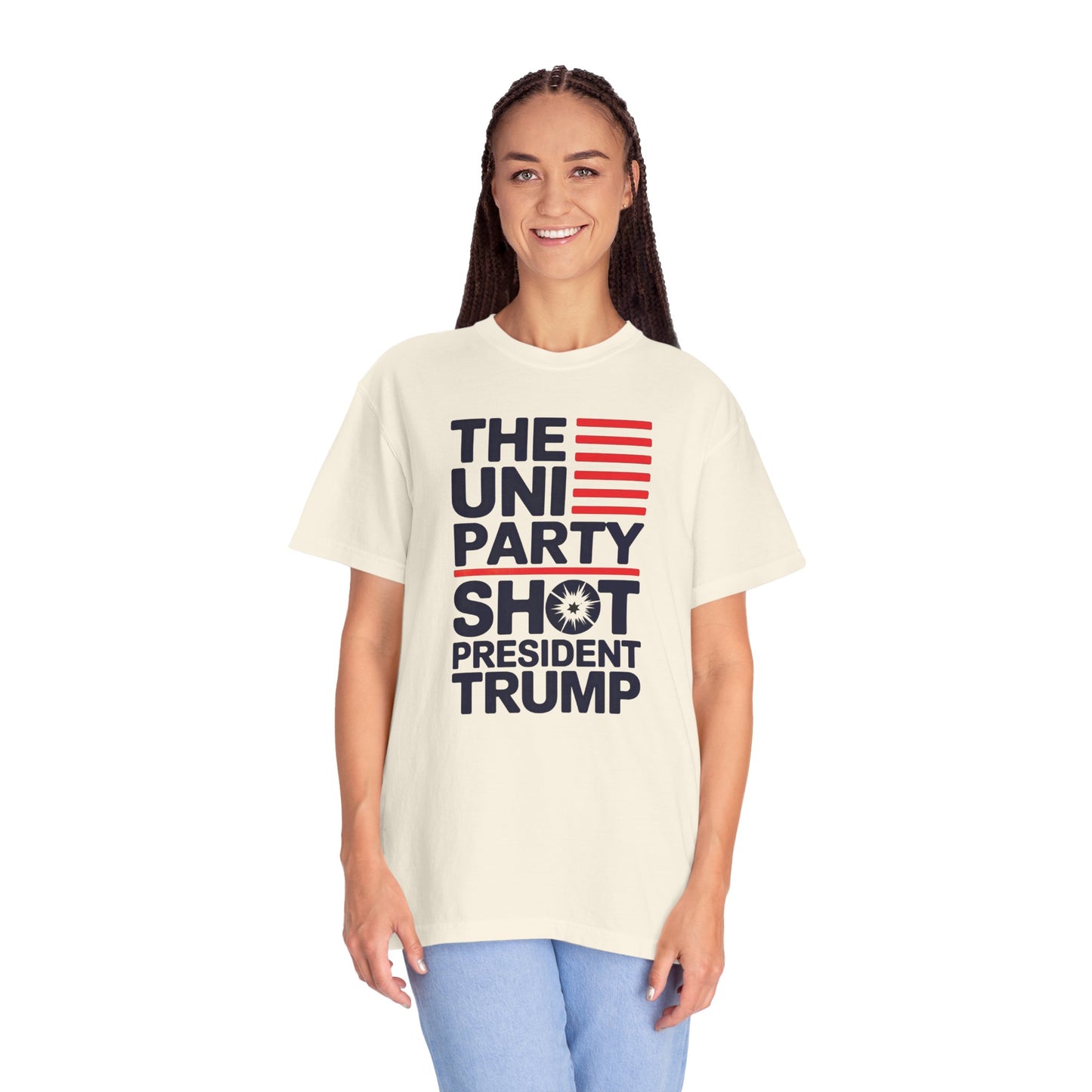 "The Uniparty Shot President Trump" #01, Unisex T-shirt