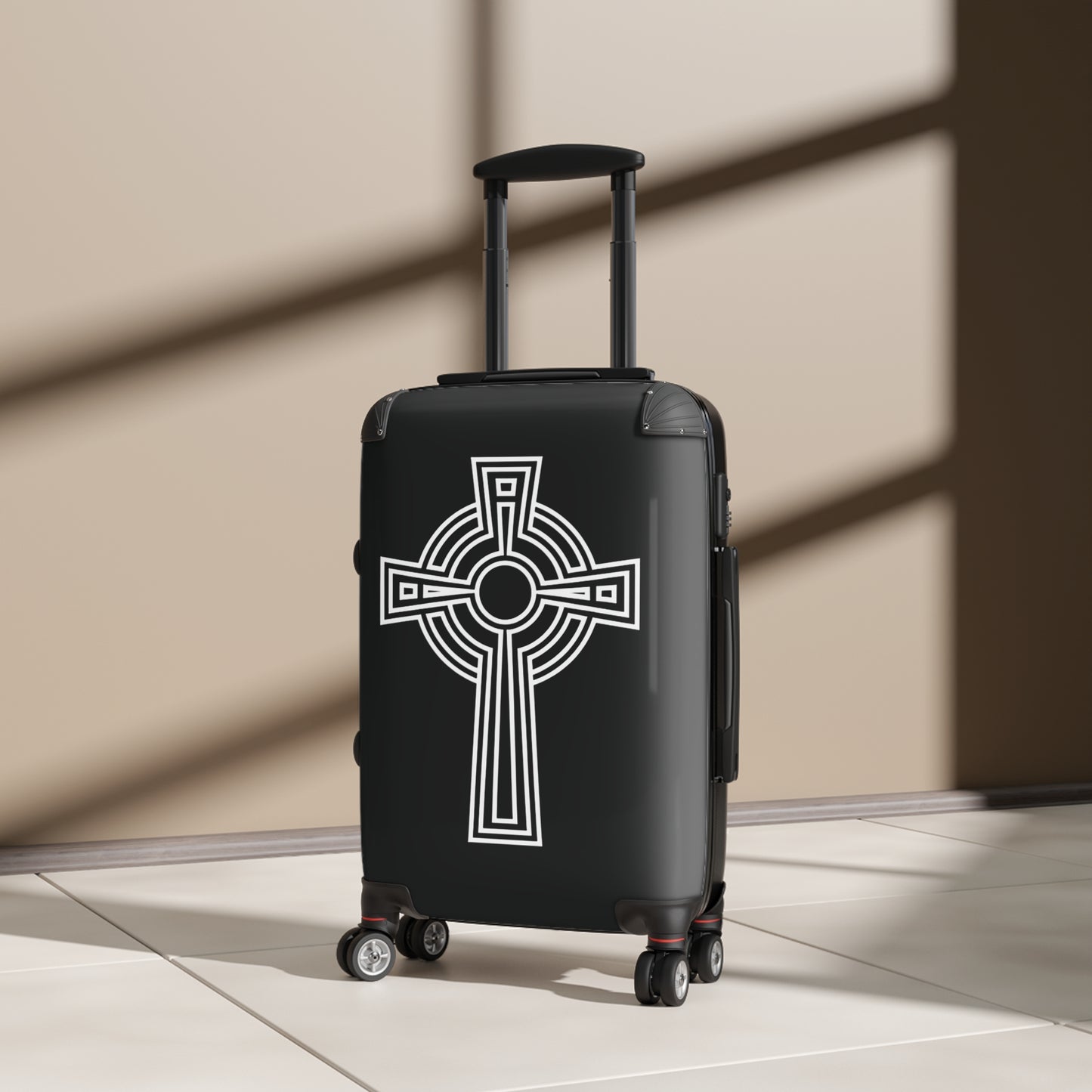 "A Simple High Cross", Suitcases (Black)