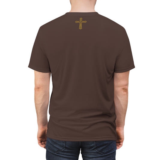 "Clan na Gael - Irish American", Unisex T-shirt (Wild Boar Brown)