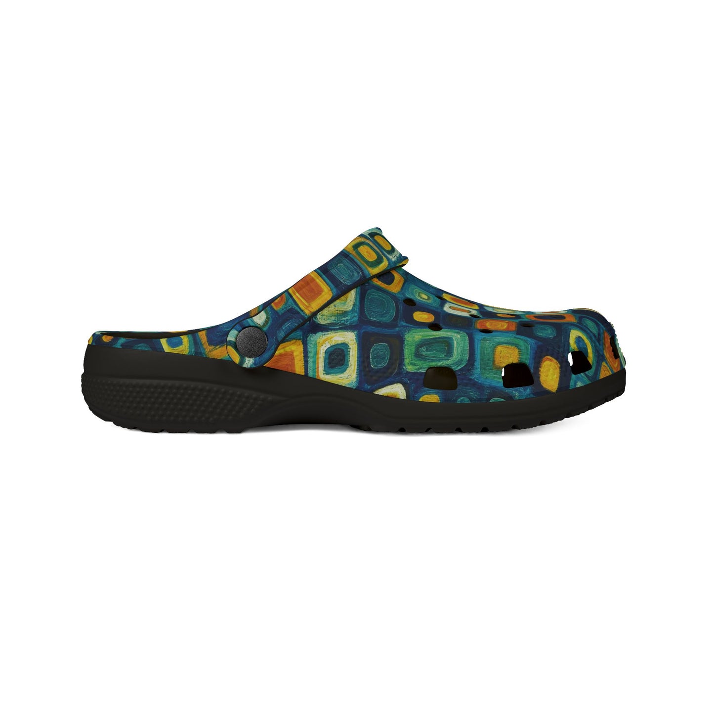 "Soul Mosaic", Foam Rubber Clogs