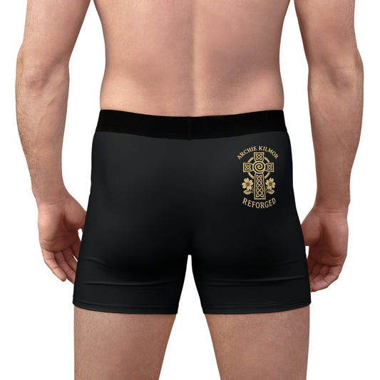 "Archie Kilmor Cross - Reforged" #01, Men's Boxer Briefs (Moonless Black)