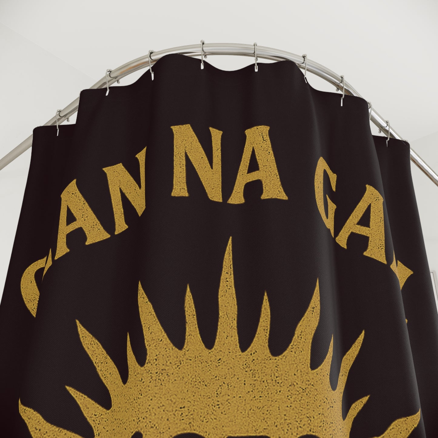 "Clan na Gael - Irish American", Shower Curtains (Seal Brown)