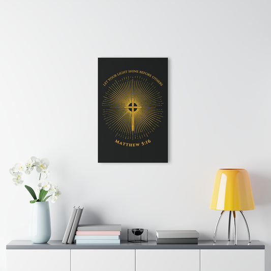 "Matthew 5:16 Sunburst", Fine Art Acrylic Wall Prints (French Cleat Hanging)