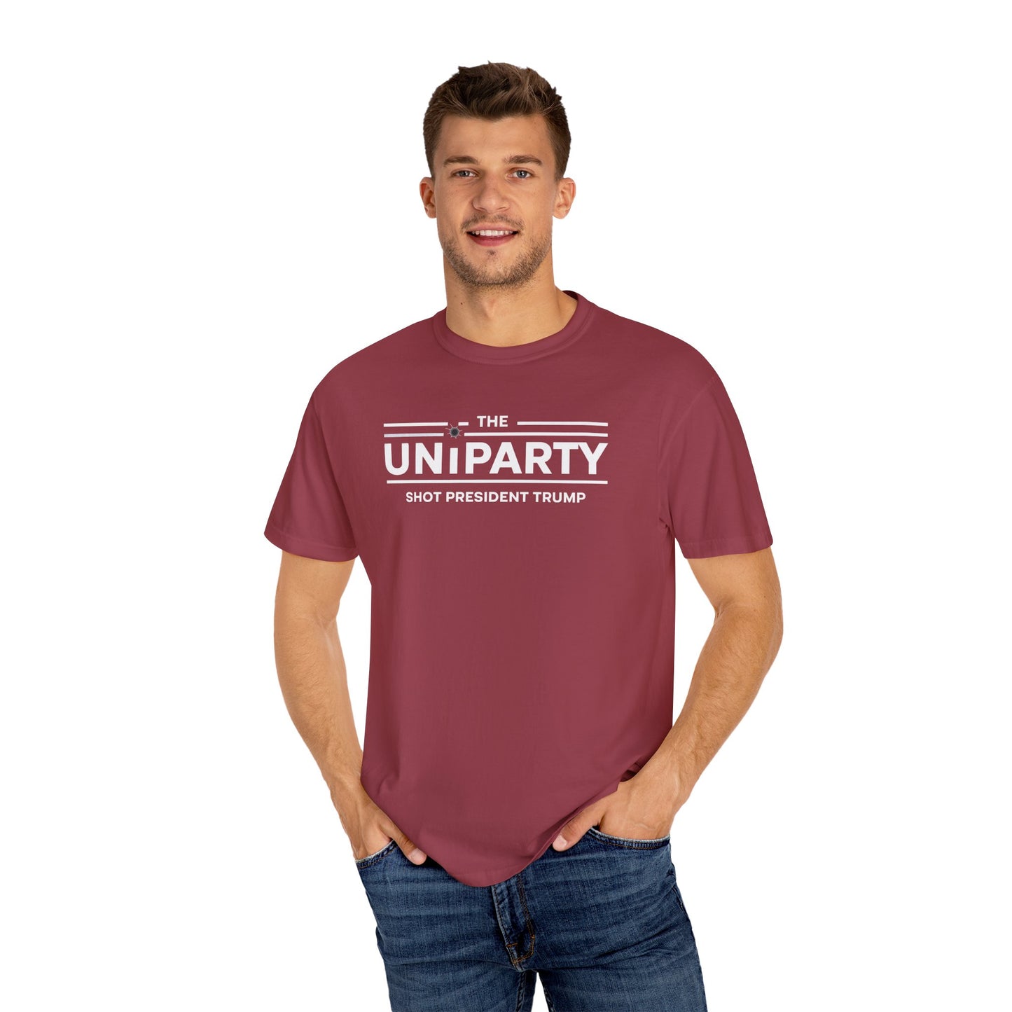 "The Uniparty Shot President Trump" #03, Unisex T-shirt