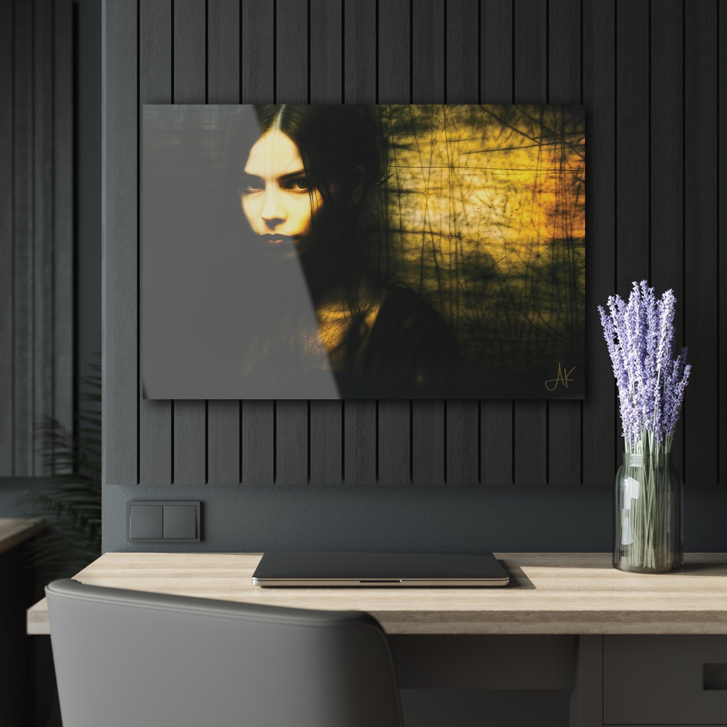 "My Mona Lisa", Fine Art Acrylic Wall Prints (French Cleat Hanging)