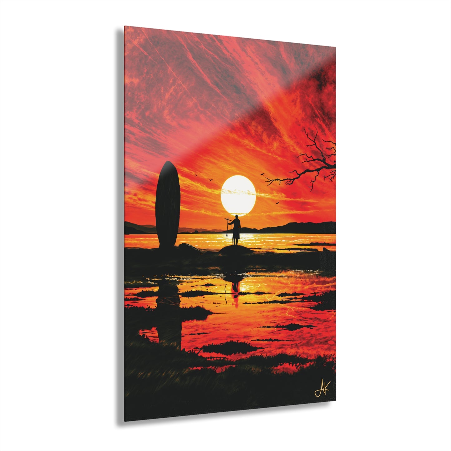 "The First Mission (St. Columba)", Fine Art Acrylic Wall Prints (French Cleat Hanging)