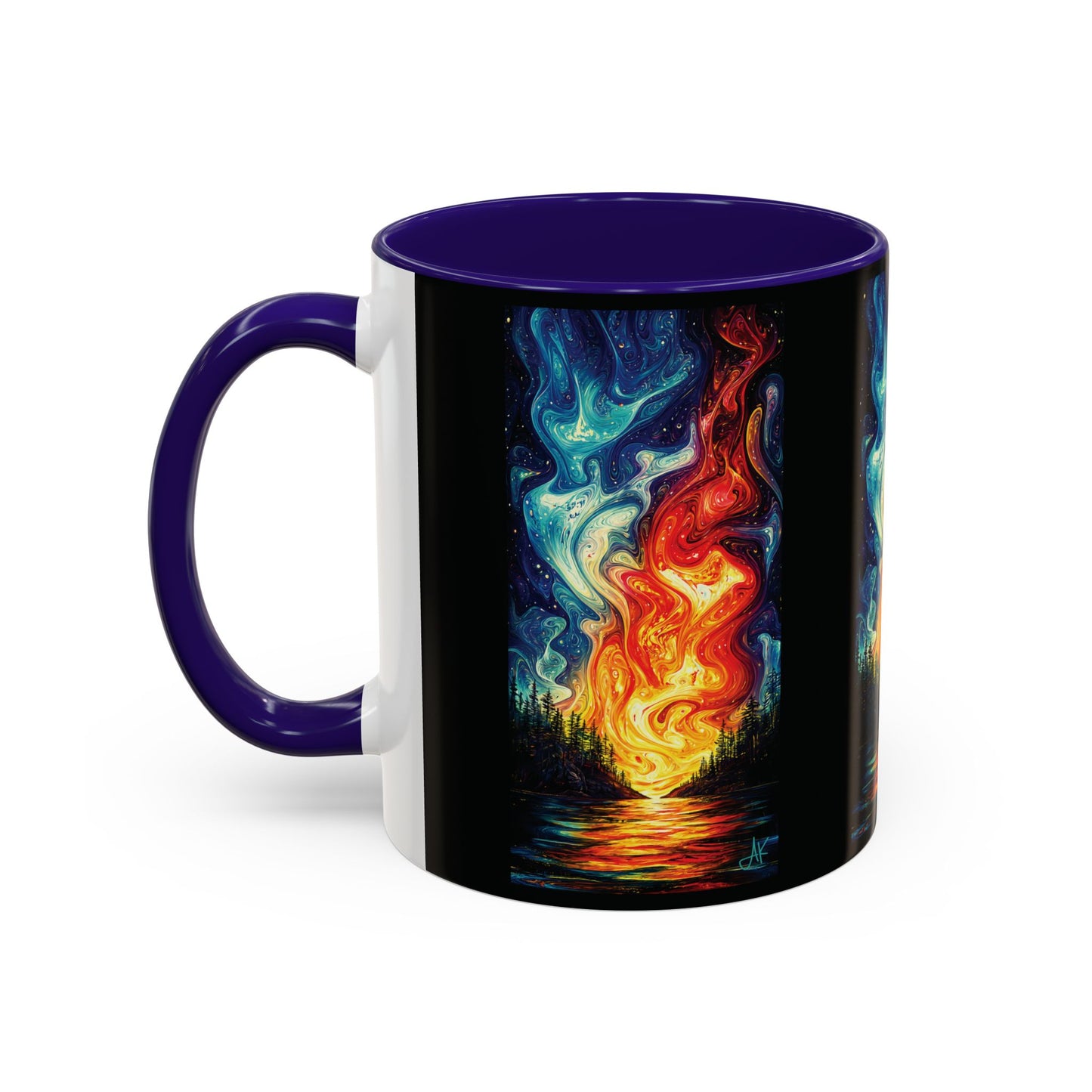 "Naomh Solus (Gaelic) - Sacred Light (English)", Colorful Mugs (11oz, 15oz)
