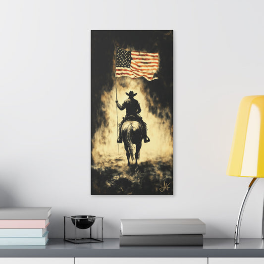 "Holding the Line", Stretched Classic Canvas Fine Art Print