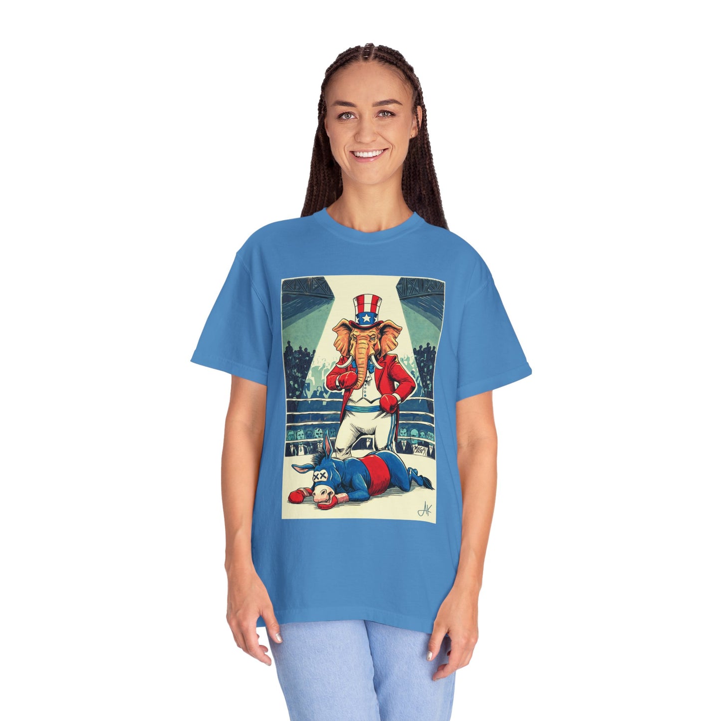 "Brutal Woke Knockout 2024", Unisex T-shirt (Light Colors)