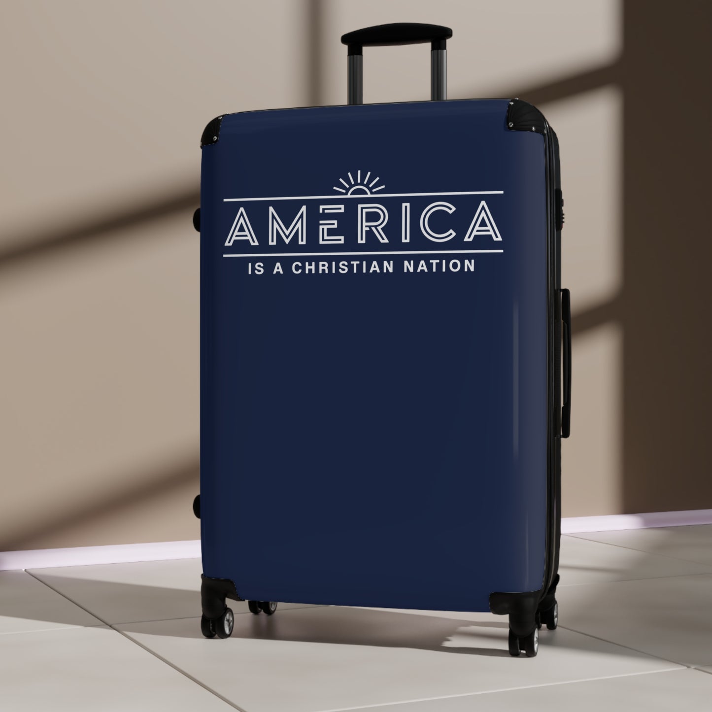"America is a Christian Nation", Suitcases (Dark Blue)