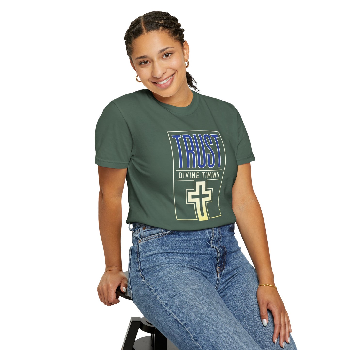 "Trust Divine Timing" #01, Unisex T-shirt
