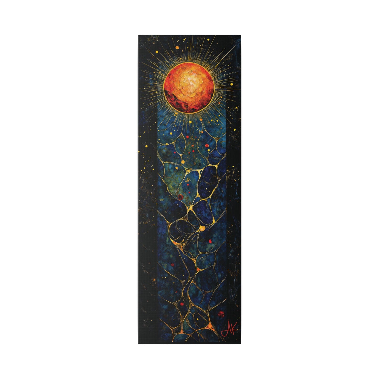 "The Living Light (John 8:12)", Stretched Classic Canvas Fine Art Print