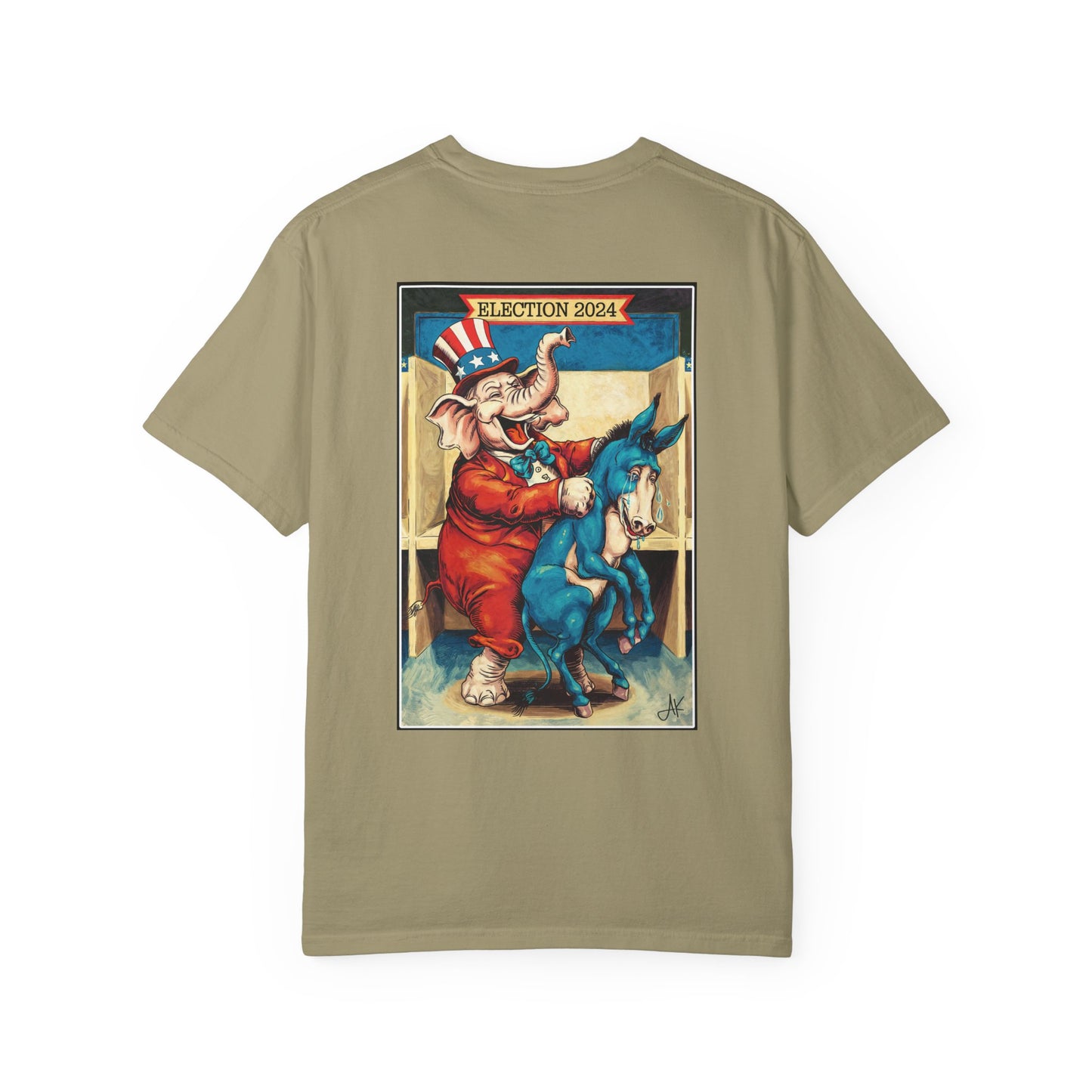 "MAGA Spanked the Donkeys 2024", Unisex T-shirt (Light Colors)