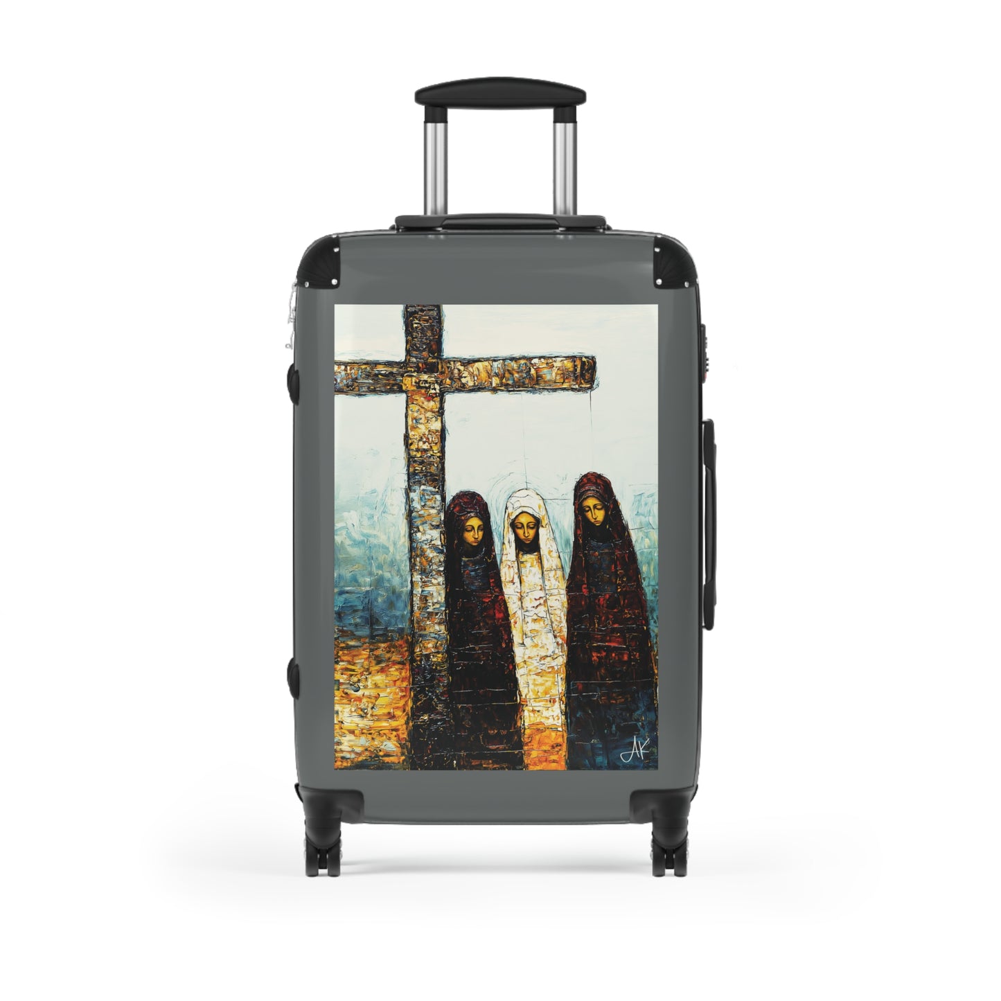 "At-the-Foot of the Cross - John 19:25", Suitcases (Dark Grey)