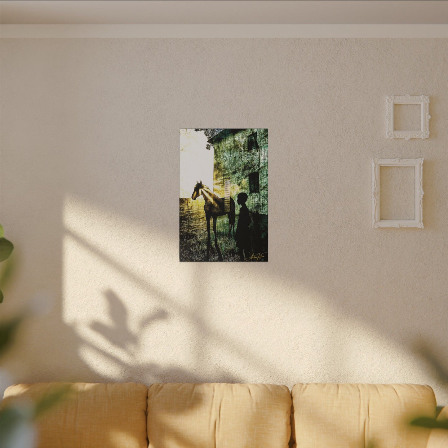 "The Back Paddock", Matte Canvas Fine Art Print