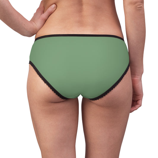 "DEI - Didn't Earn It" #14, Women's Briefs (Zephyr Green)