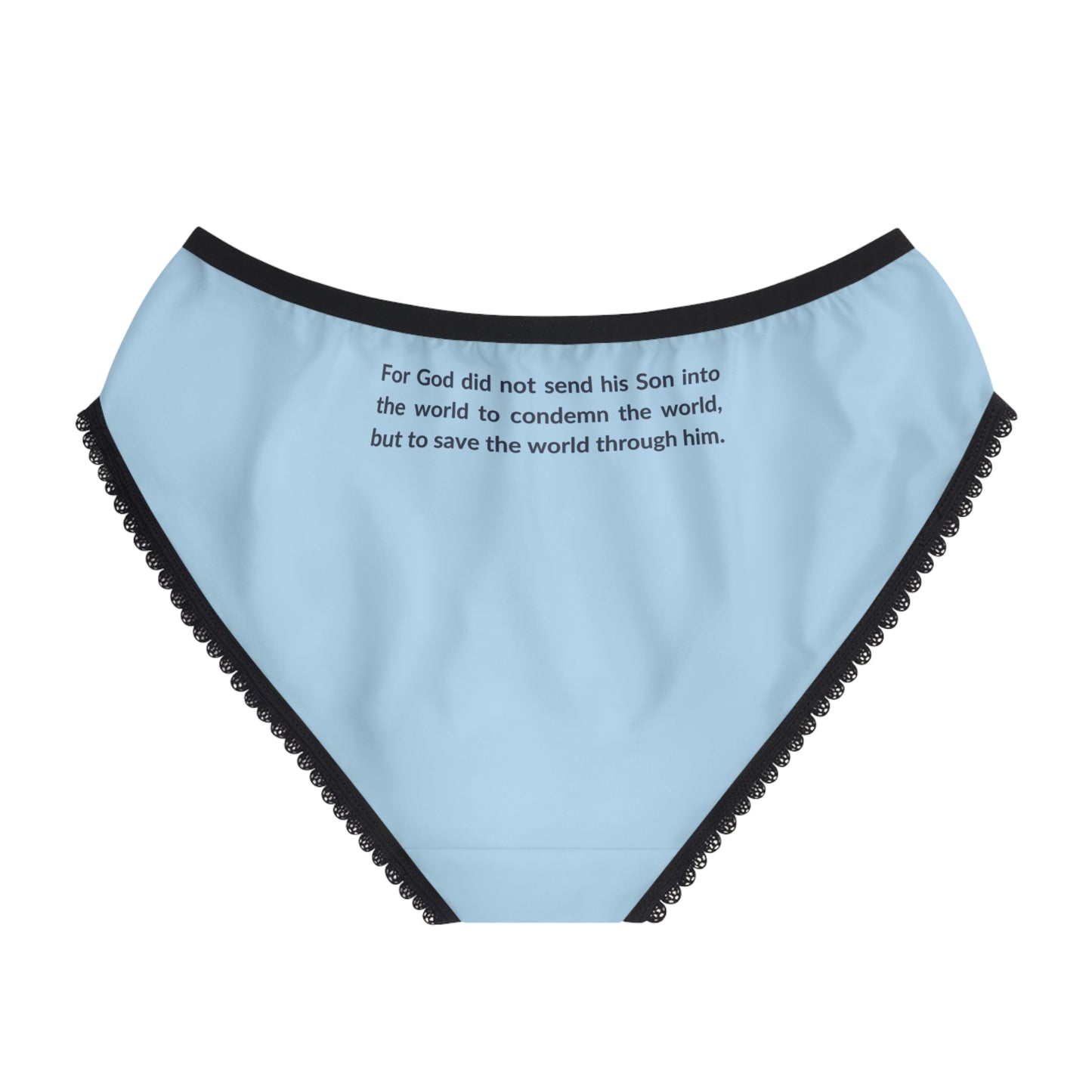 "Good News - John 3:17", Women's Briefs (Boy Blue)