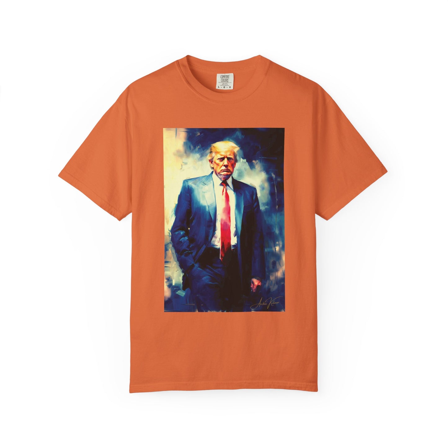 "Trump Portrait No. 6", Unisex T-shirt (Dark Colors)