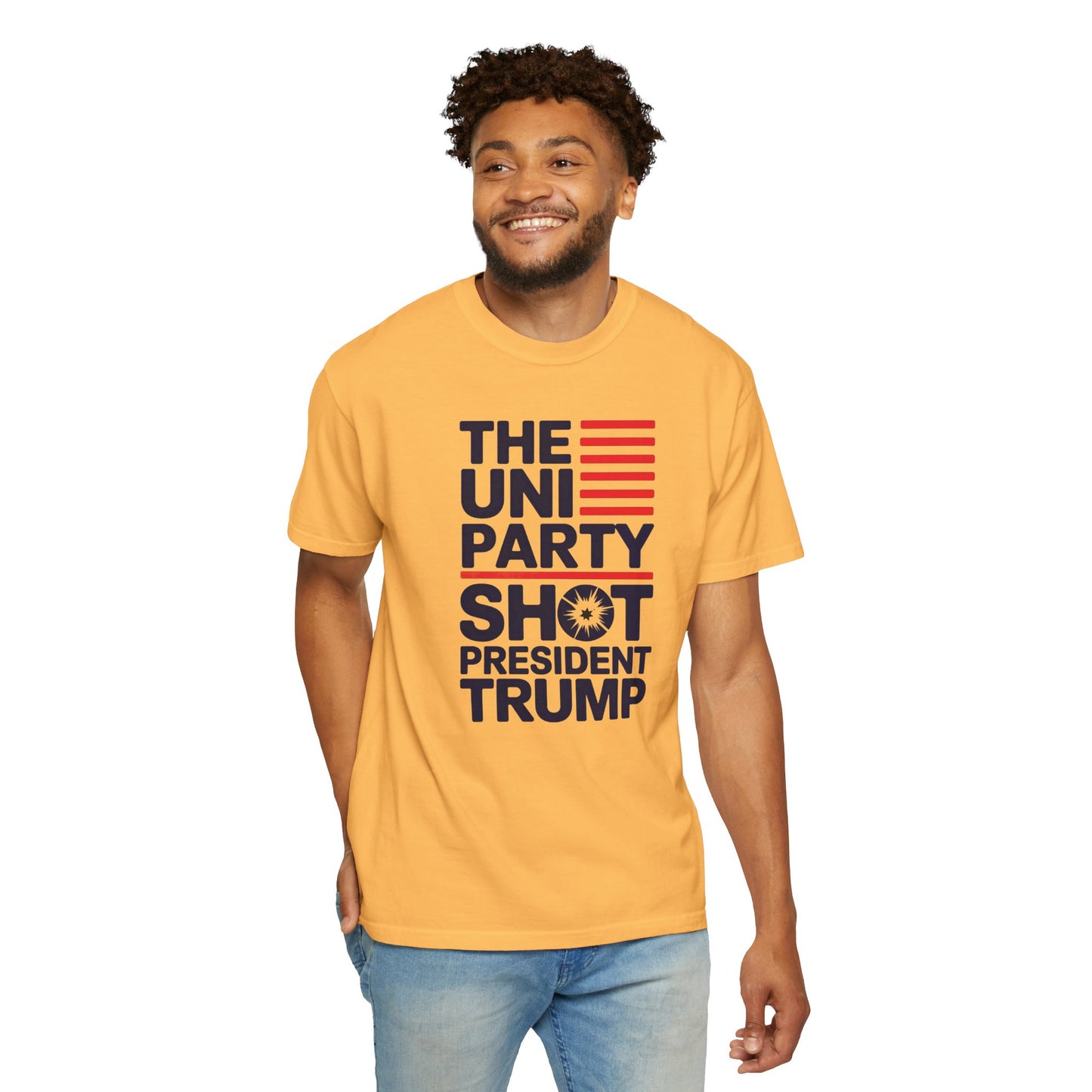 "The Uniparty Shot President Trump" #01, Unisex T-shirt
