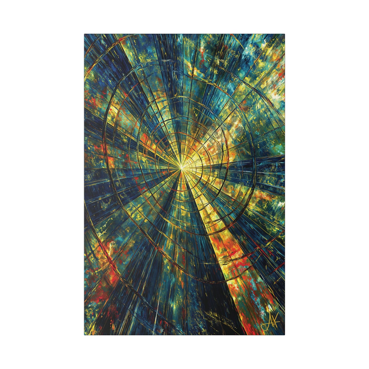 "Afterlife Judgement", Stretched Classic Canvas Fine Art Print