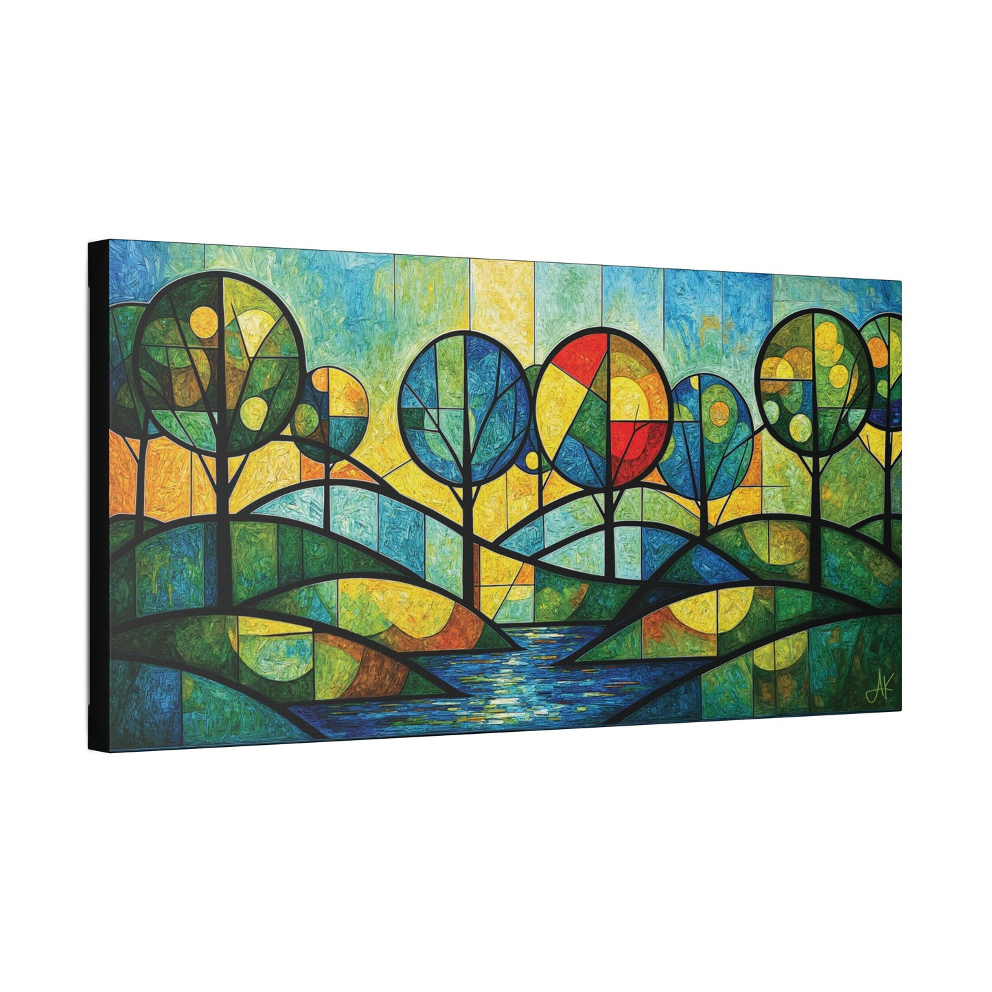 "Today I Bloom", Stretched Classic Canvas Fine Art Print
