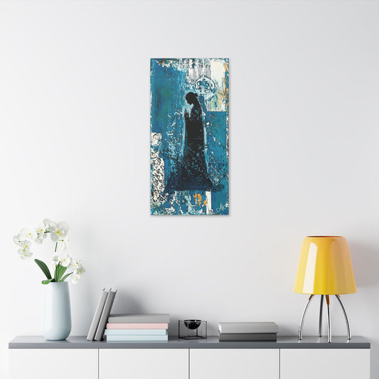 "Behold the Handmaid - Luke 1:38", Stretched Classic Canvas Fine Art Print
