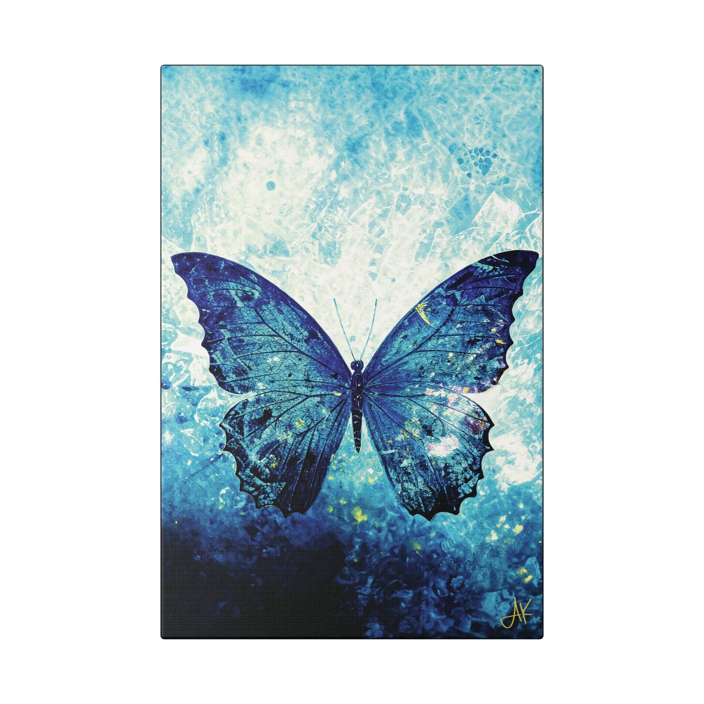 "Reborn" 2 Corinthians 5:17 (KJV), Stretched Classic Canvas Fine Art Print