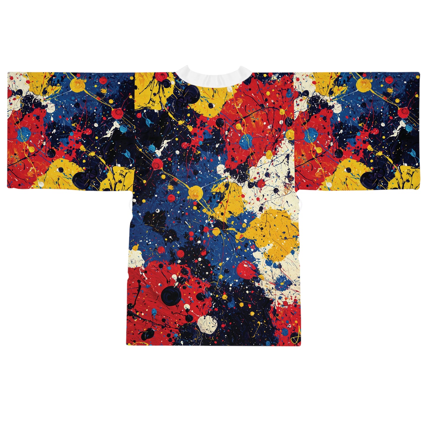 "Abstract 274", Long Sleeve Kimono Robe