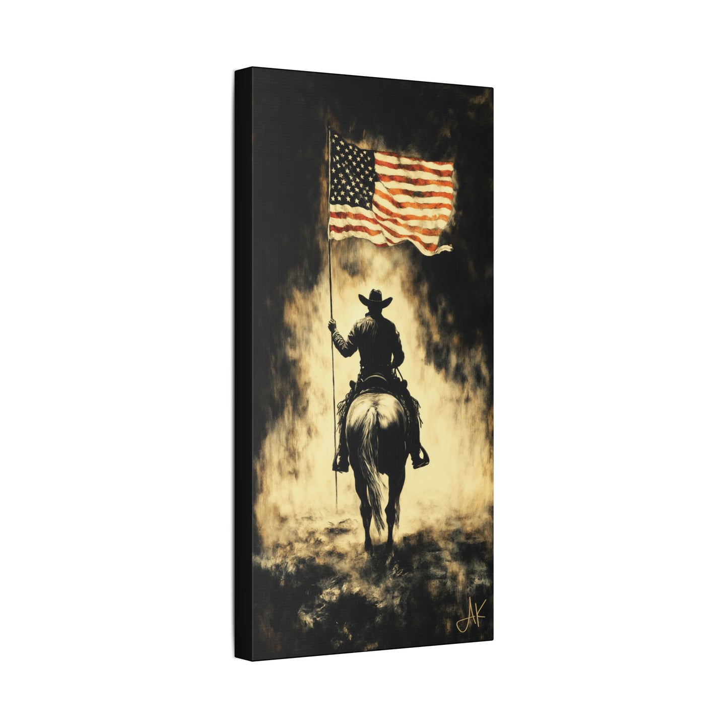 "Holding the Line", Stretched Classic Canvas Fine Art Print