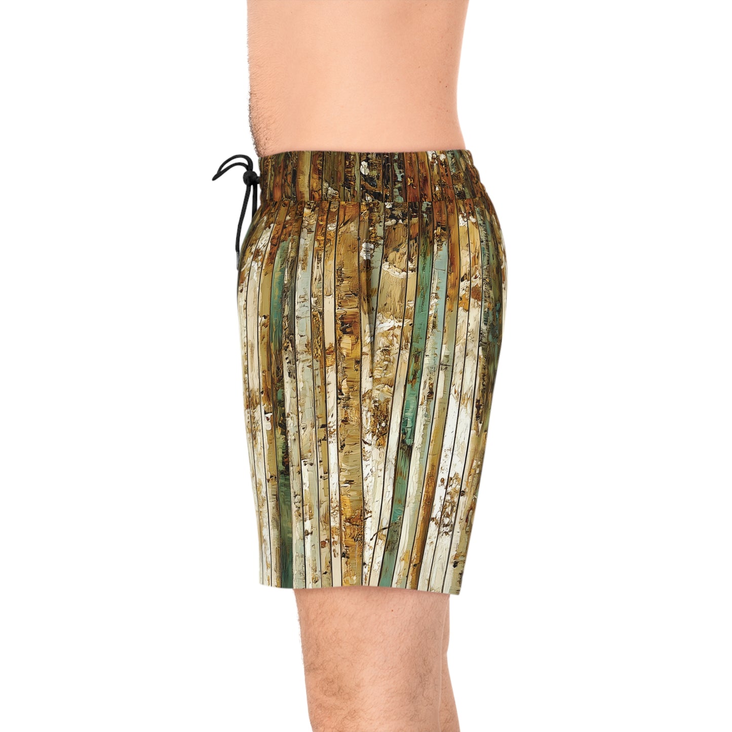 "Aspen Forest", Men's Mid-Length Swim Shorts