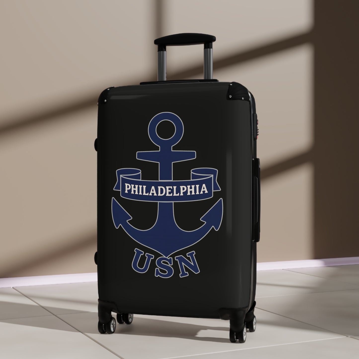 "USN Anchor", Suitcase (Righteous Black)