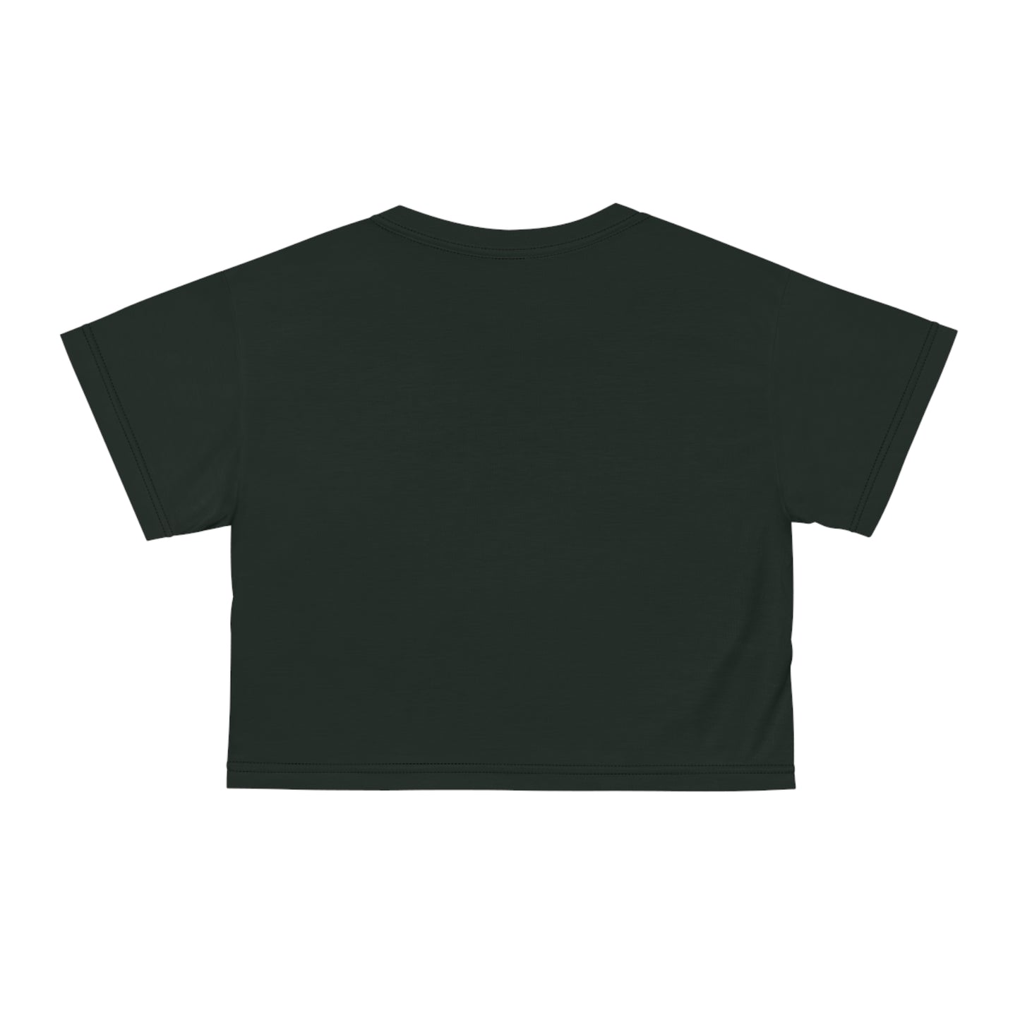 "Nazis were Socialists", Wearable Pattern Art Crop Tee (Jadeblack)