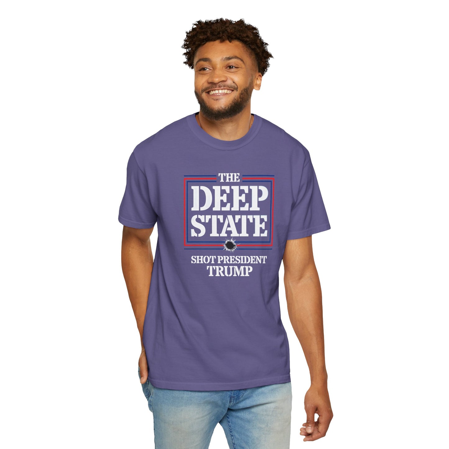"The Deep State Shot President Trump" #01, Unisex T-shirt