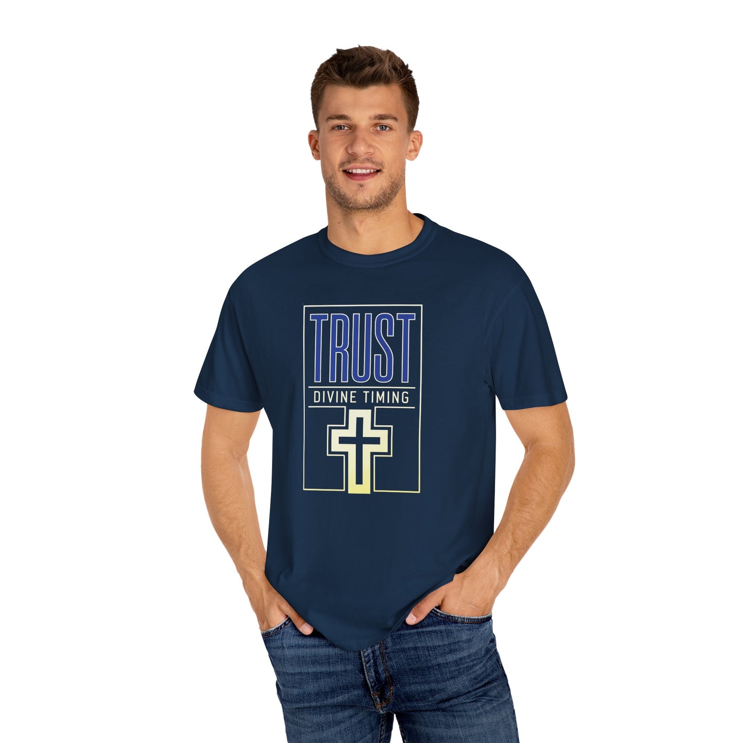 "Trust Divine Timing" #01, Unisex T-shirt