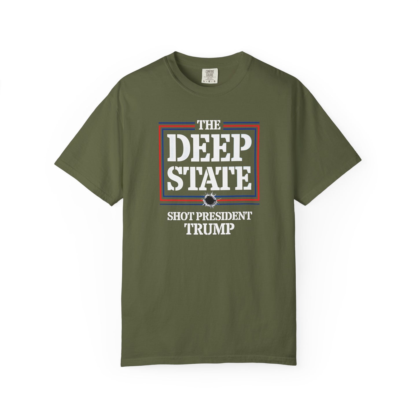 "The Deep State Shot President Trump" #01, Unisex T-shirt