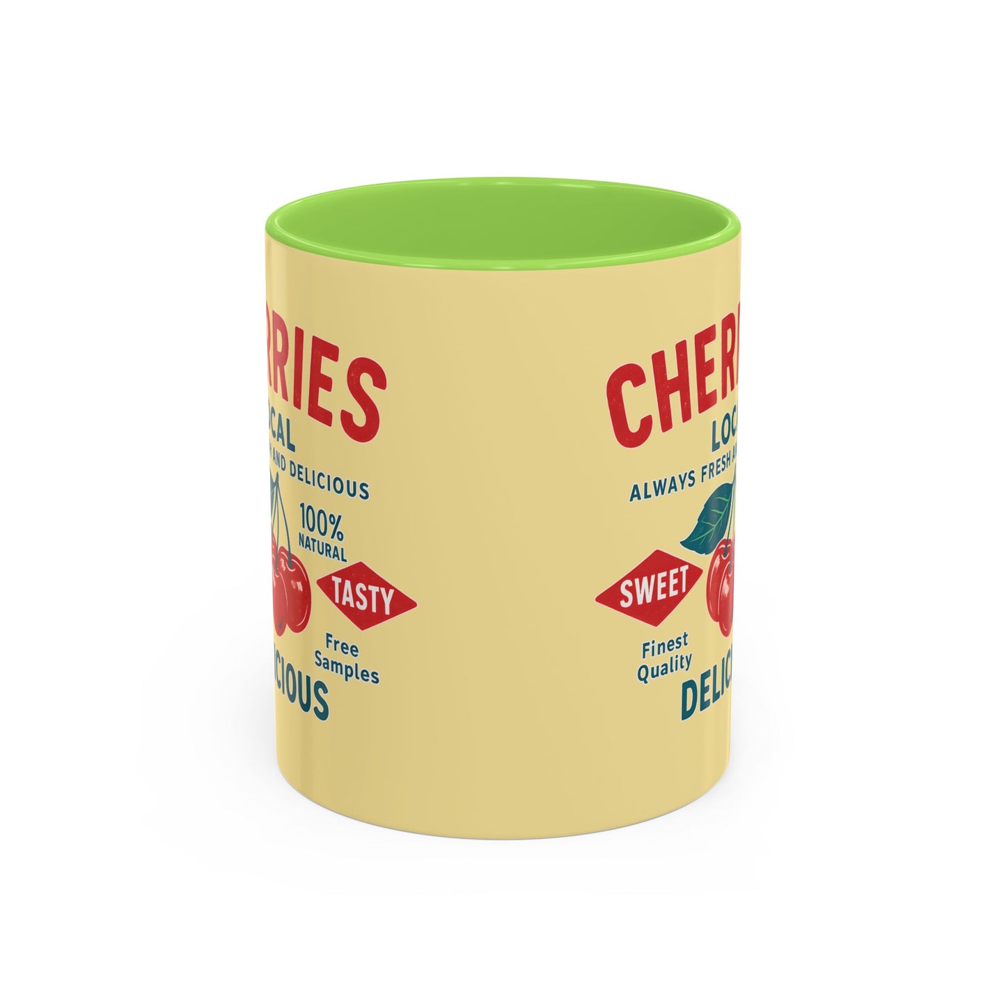 "Delicious Cherries", Colorful Mugs (11oz, 15oz) (Sanctum Veil)