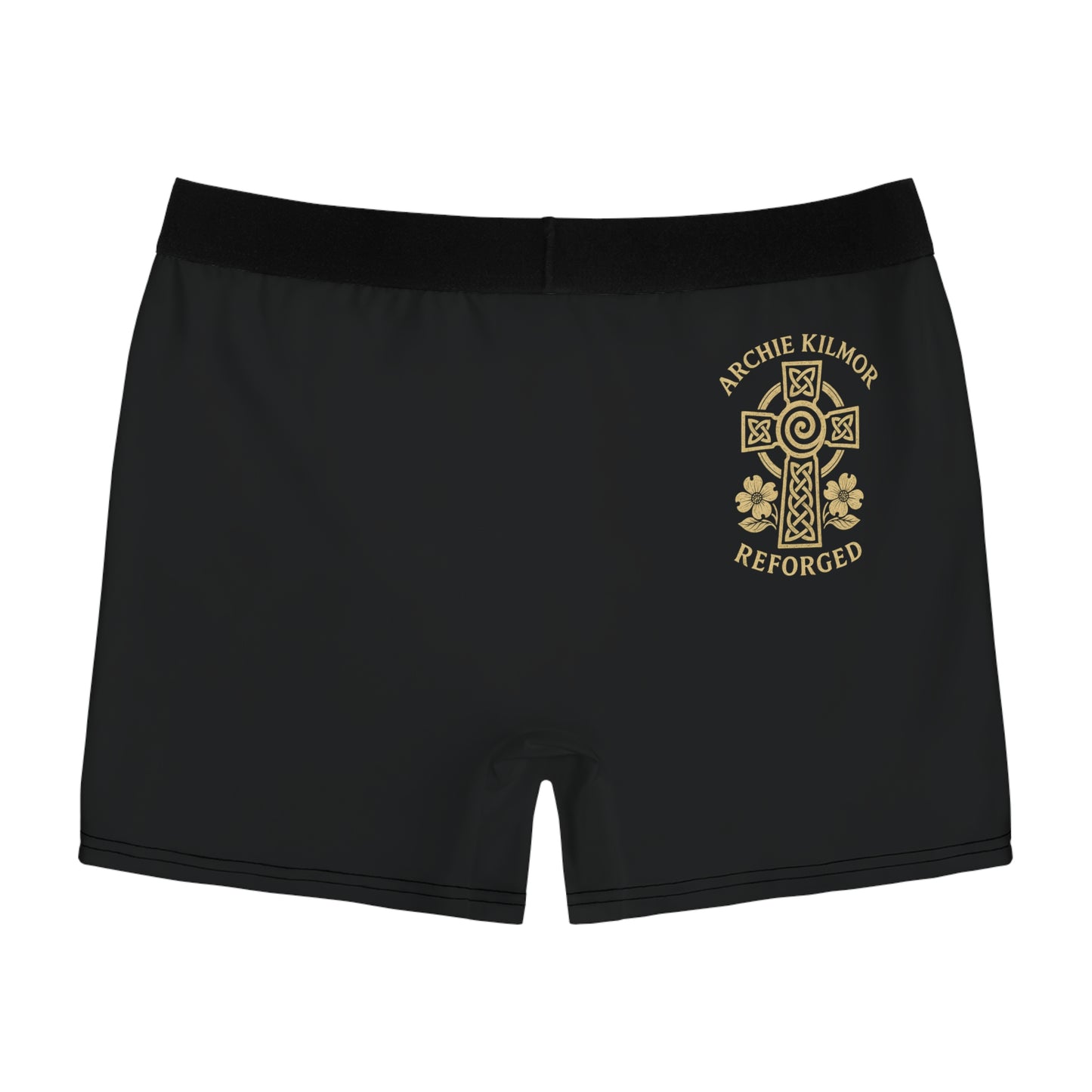 "Archie Kilmor Cross - Reforged" #01, Men's Boxer Briefs (Moonless Black)