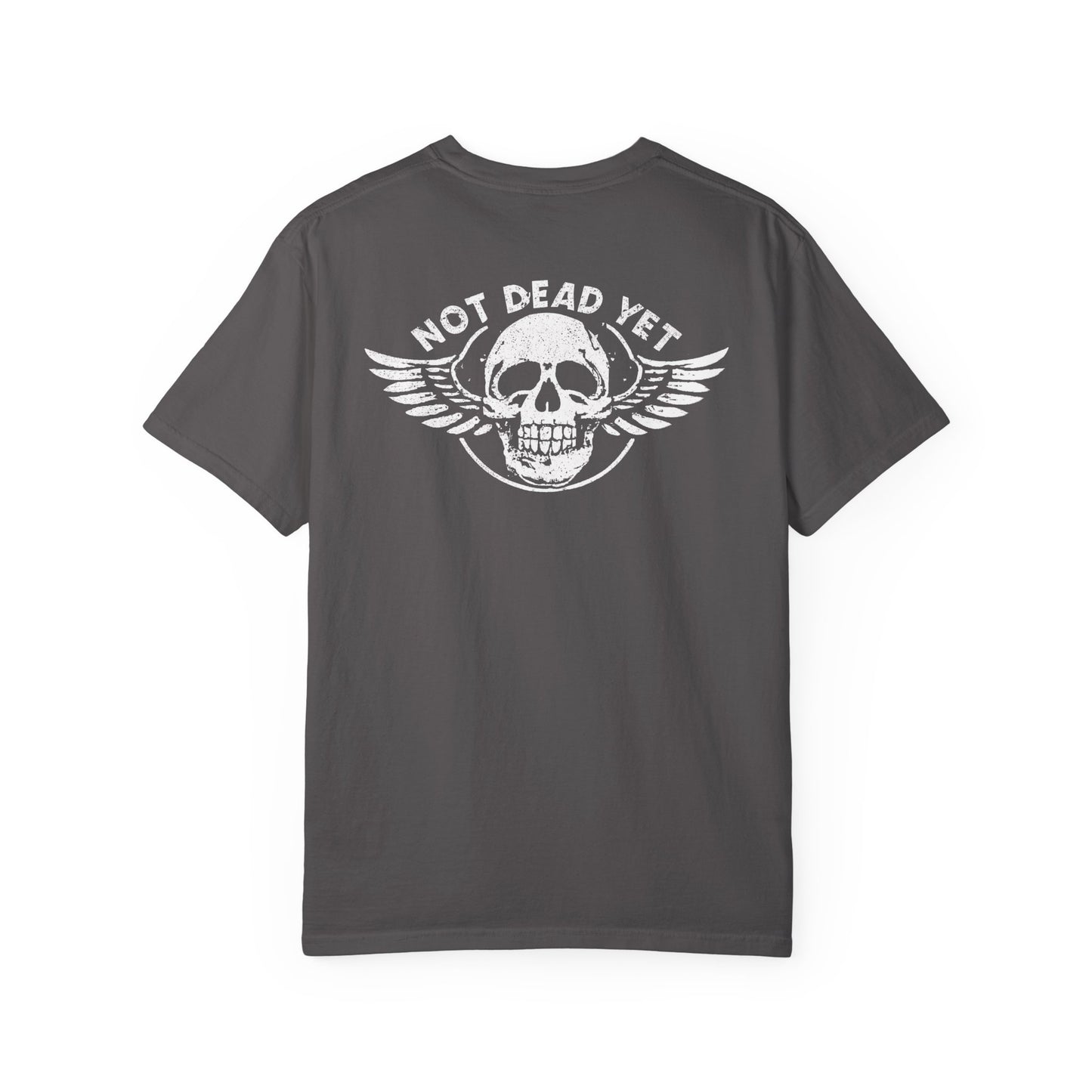 "Not Dead Yet - Winged Skull", Unisex T-shirt