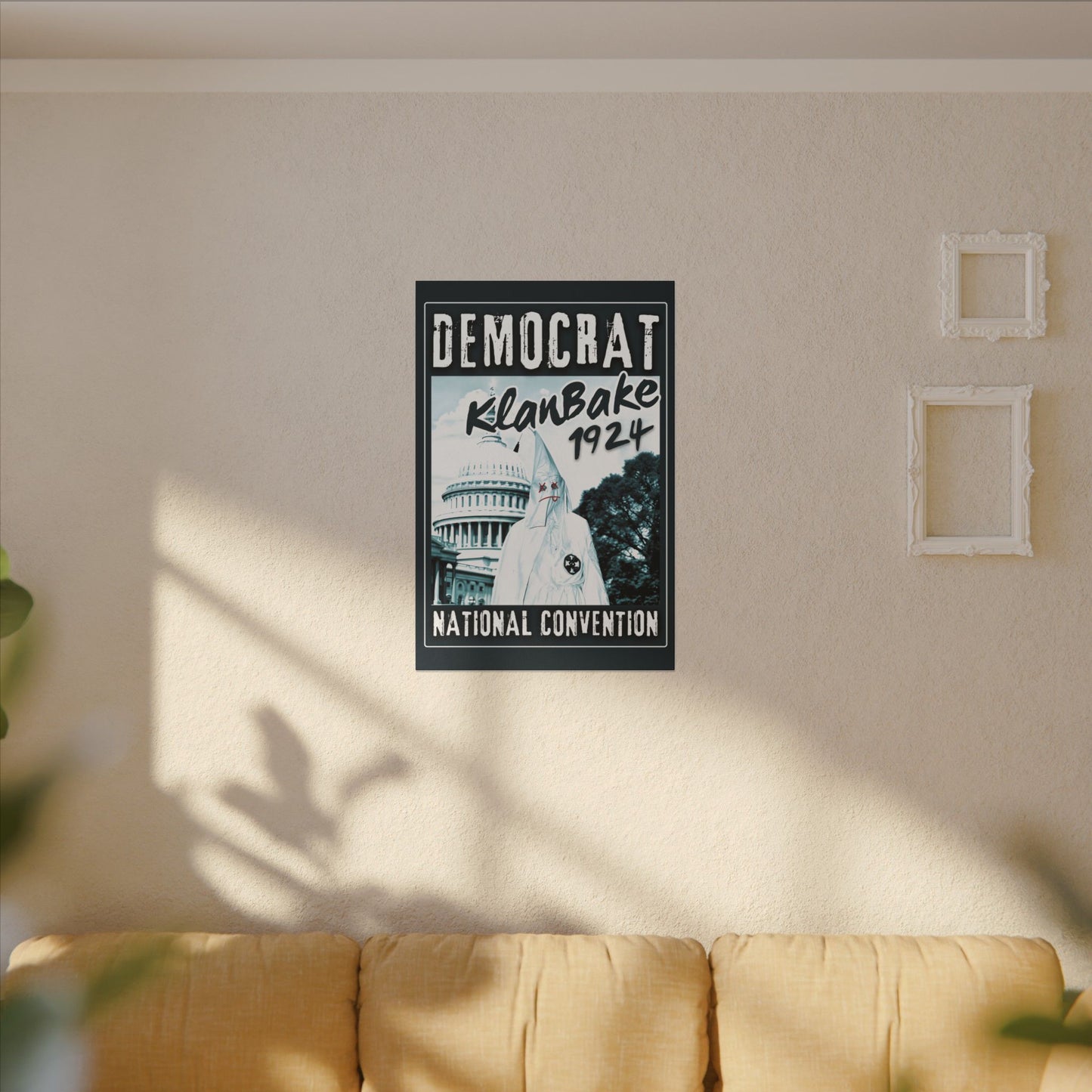 "Democrat KlanBake 1924", Matte Canvas Fine Art Print