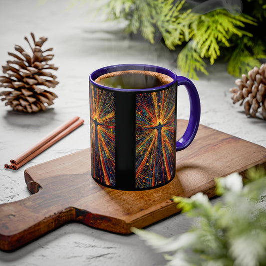 "Born Again in His Radiance - Isaiah 60:1", Colorful Mugs (11oz & 15oz)