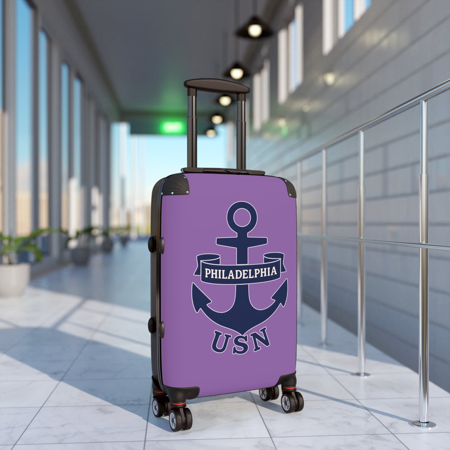 "USN Anchor", Suitcase (Teldrassil Purple)