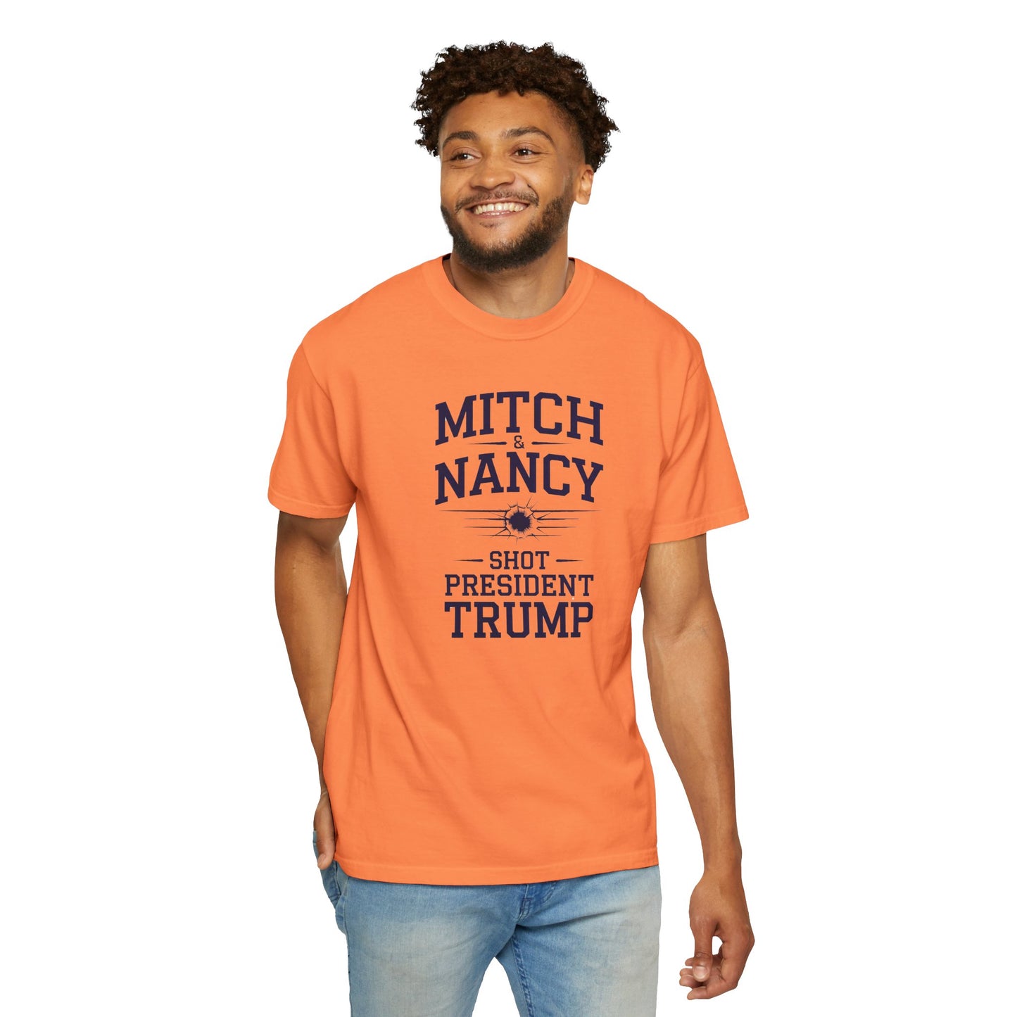 "Mitch & Nancy Shot President Trump", Unisex T-shirt