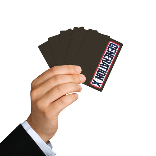 "Generation X", Retro Playing Cards (Ancient Brown)