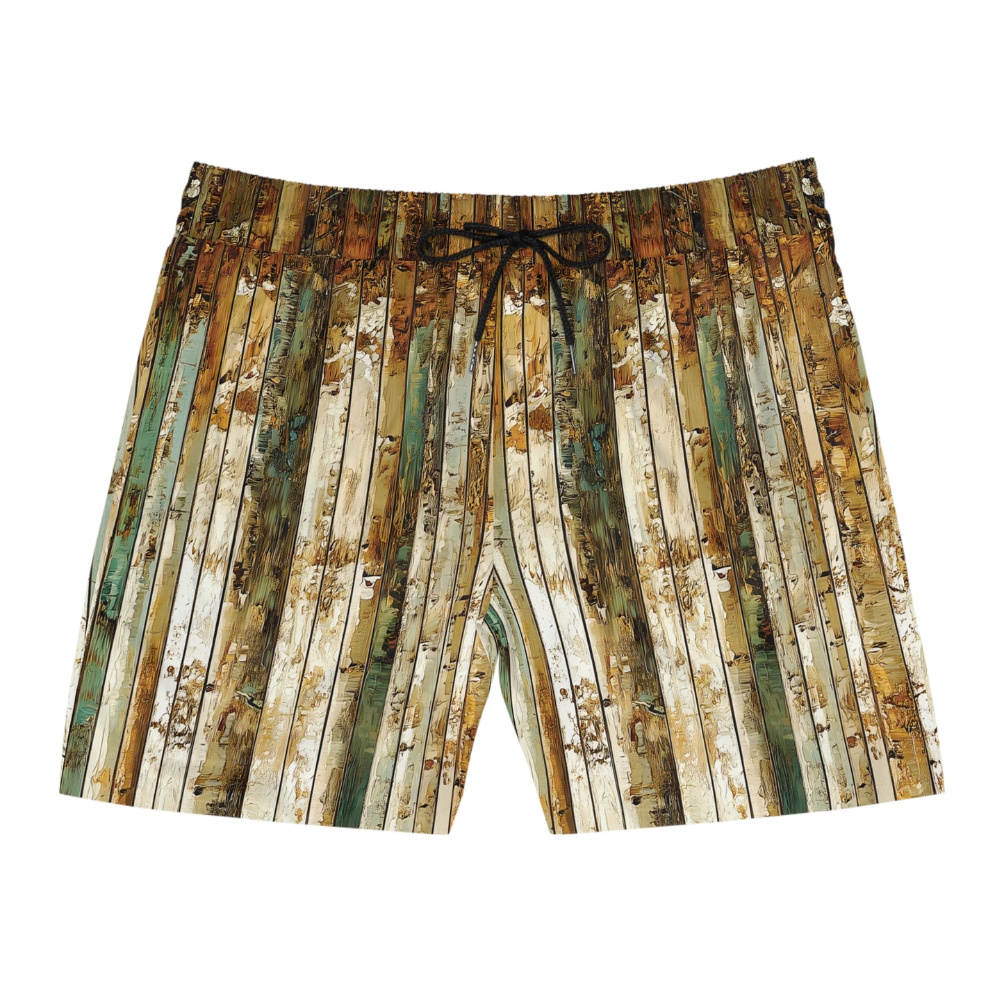 "Aspen Forest", Men's Mid-Length Swim Shorts