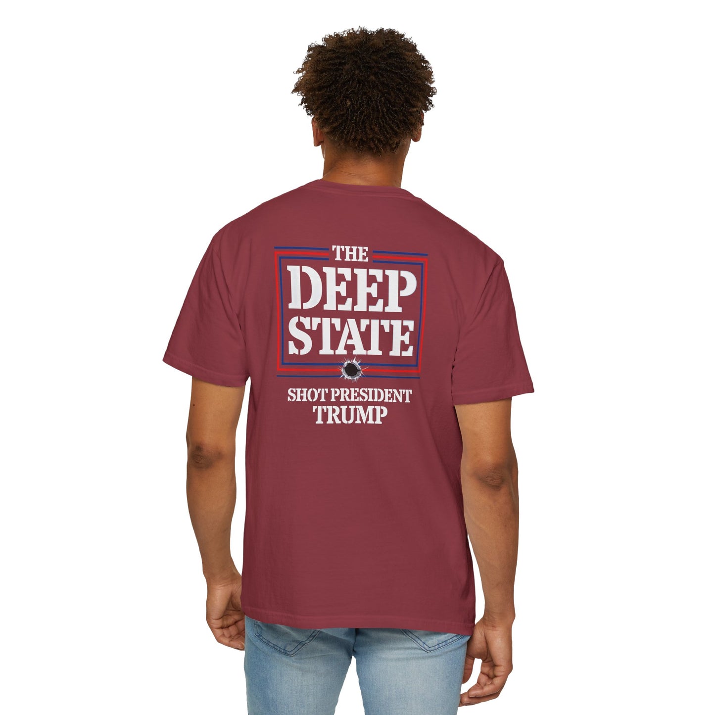 "The Deep State Shot President Trump" #01, Unisex T-shirt
