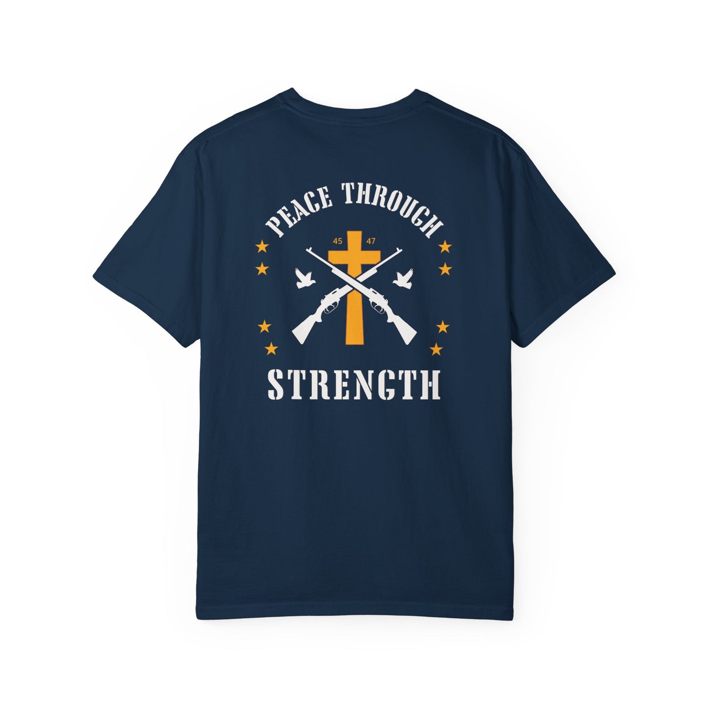 "Peace Through Strength" #01, Unisex T-shirt
