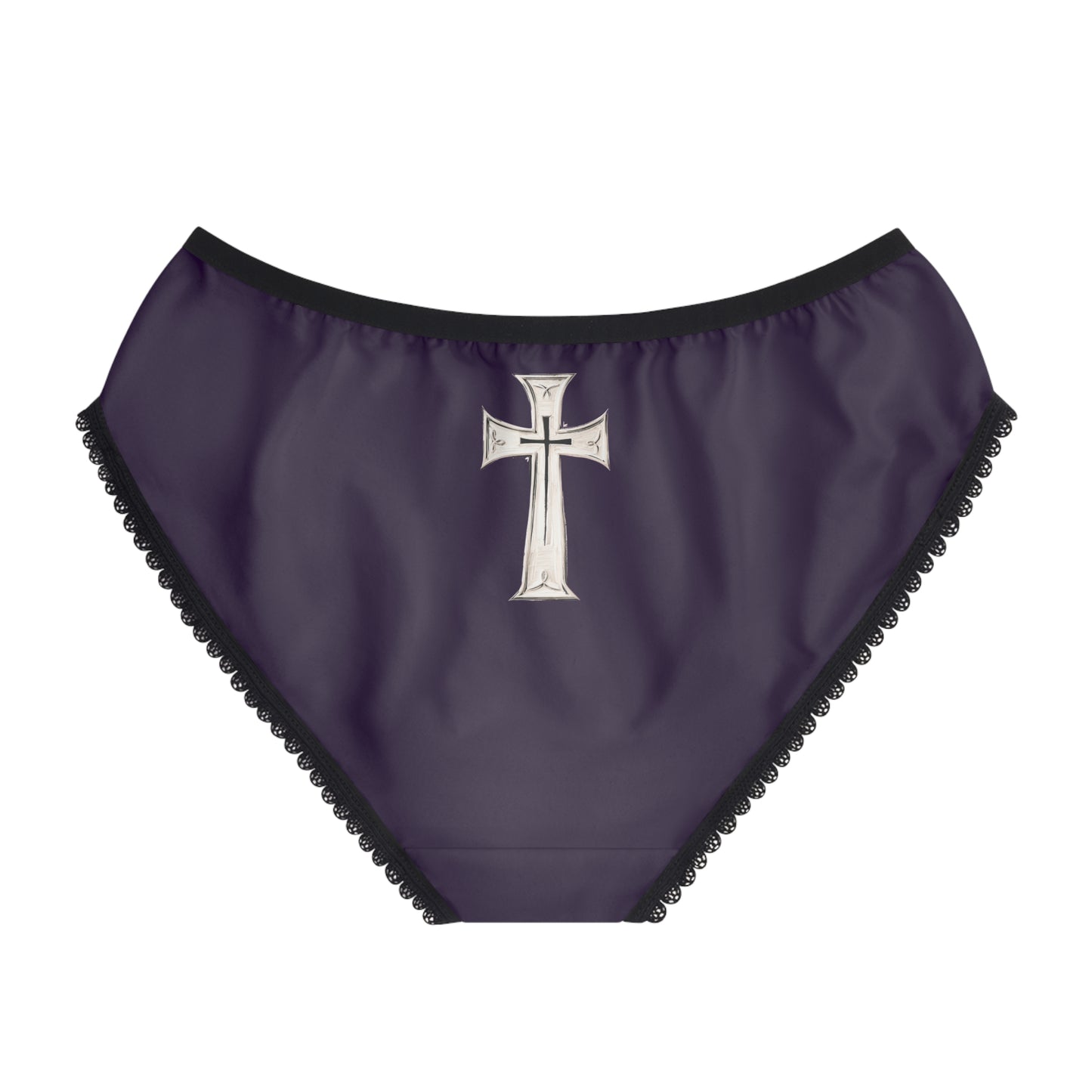 "First Darkness Then Comes Light" #02, Women's Briefs (Academic Purple)