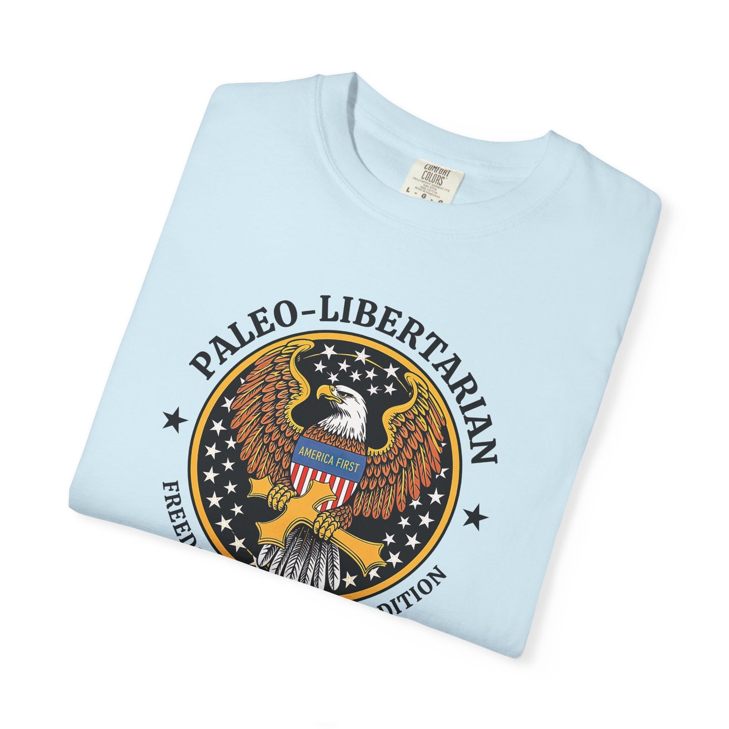 "Paleo-Libertarian" #01, Unisex T-shirt (Light Colors)