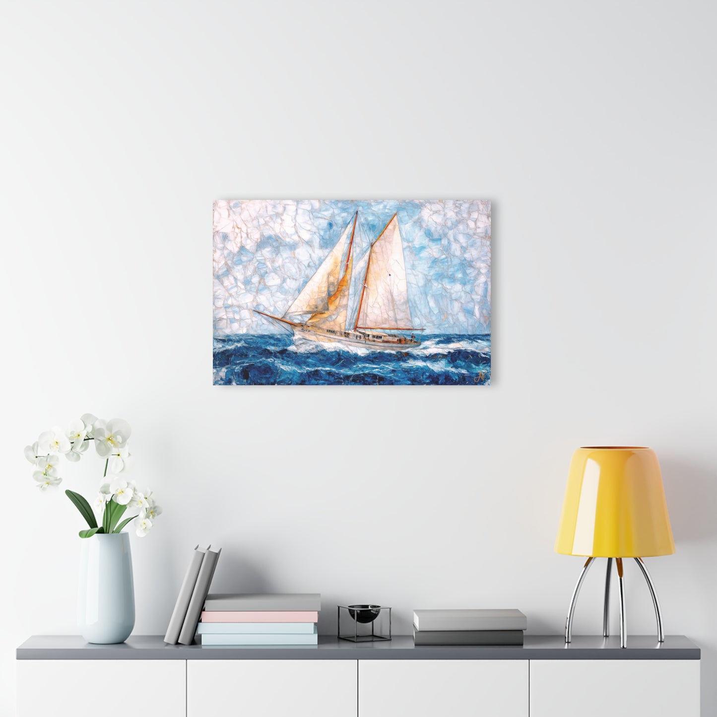 "Echoes of Ancestral Sea Lords", Fine Art Acrylic Wall Prints (French Cleat Hanging)